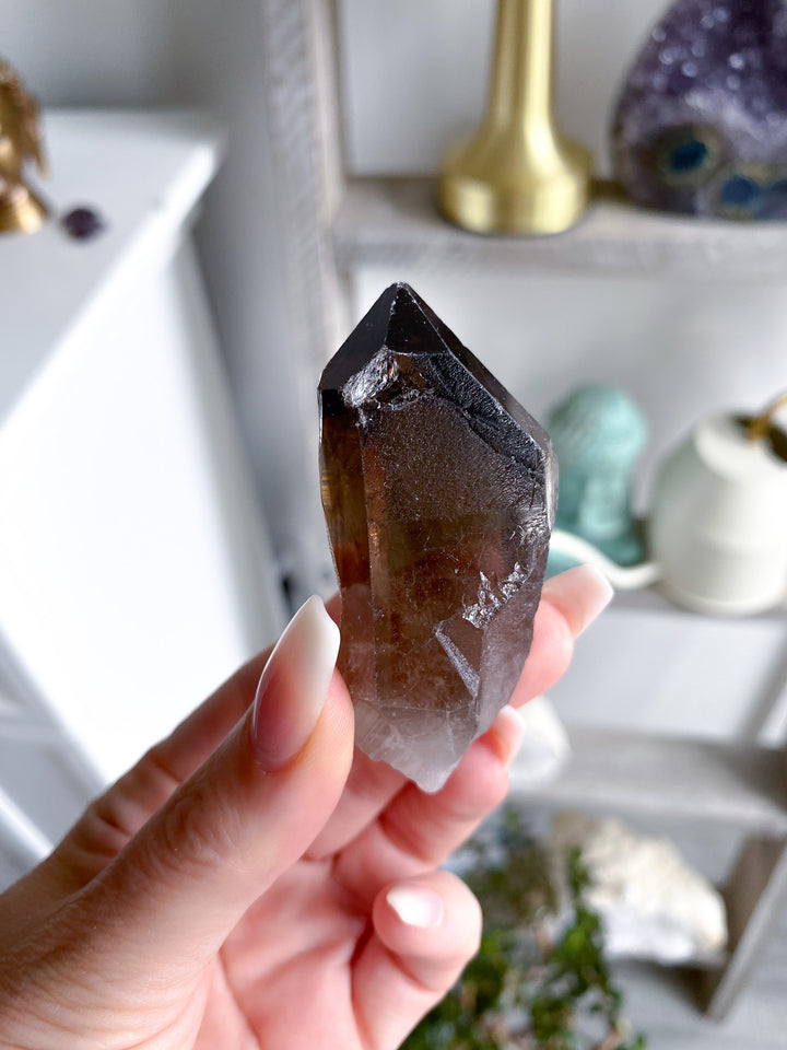 Raw Smokey Quartz Point 