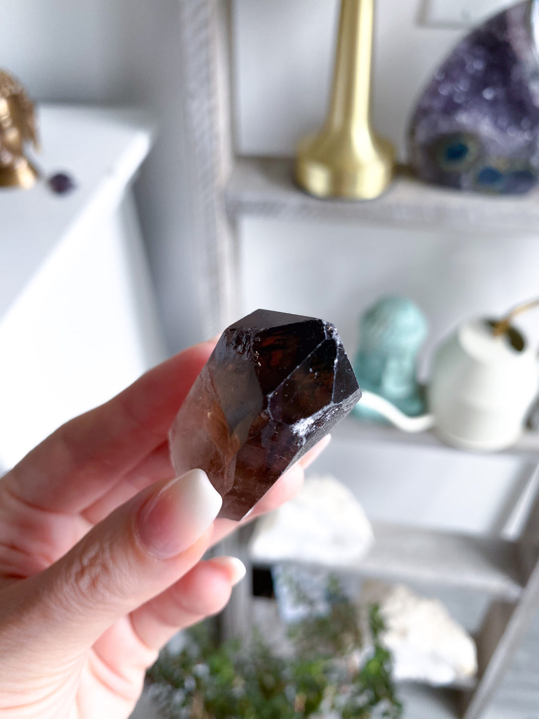 Raw Smokey Quartz Point 