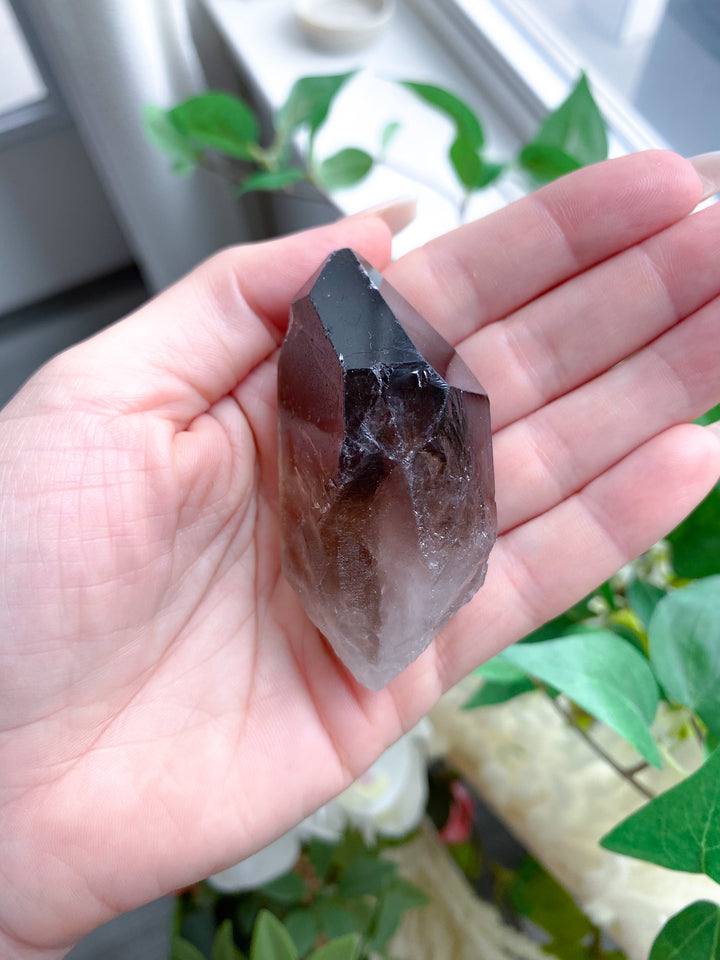Raw Smokey Quartz Point 