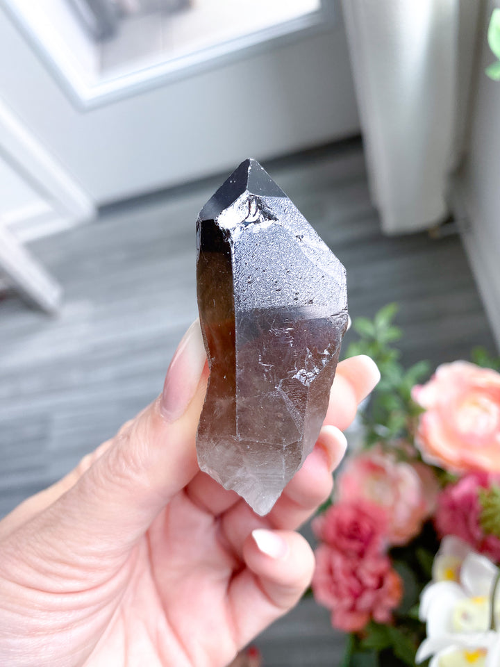 Raw Smokey Quartz Point 