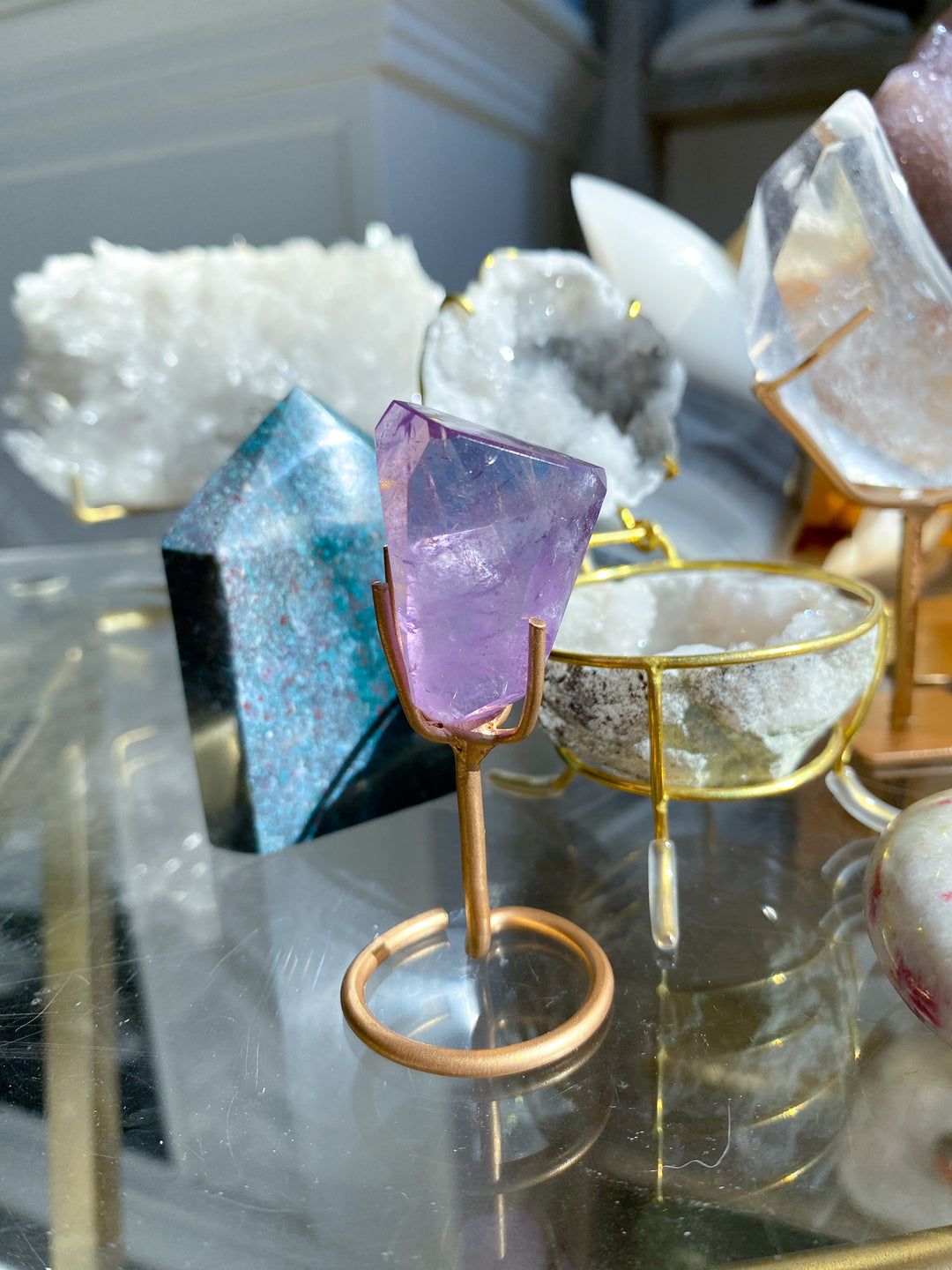 Small Amethyst Freeform on Stand 