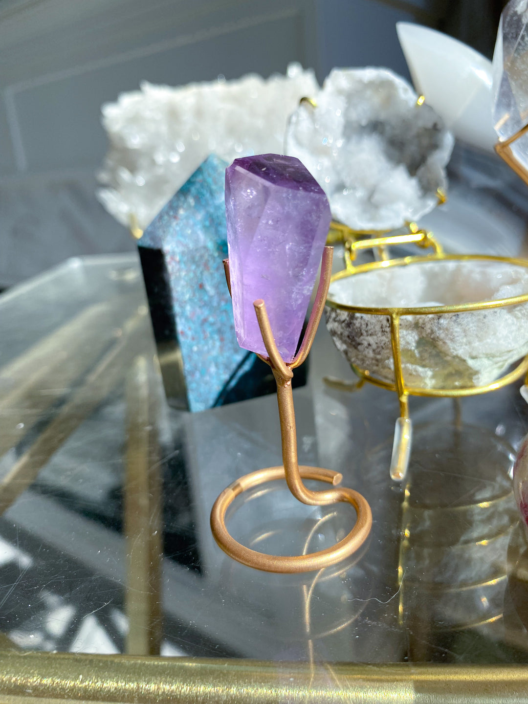 Small Amethyst Freeform on Stand 