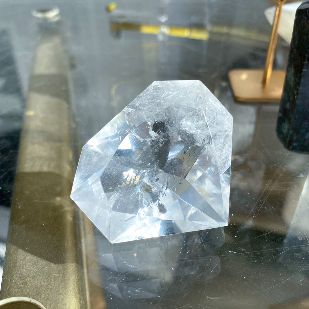 Clear Quartz Diamond 