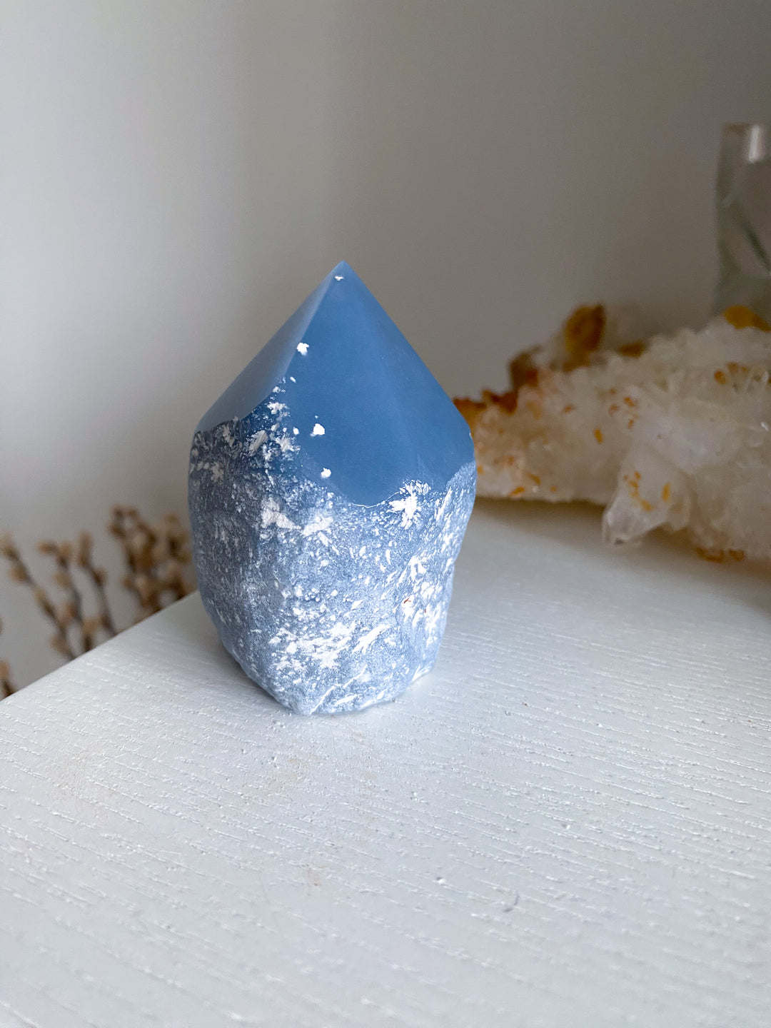 Angelite Top Polish Point #6