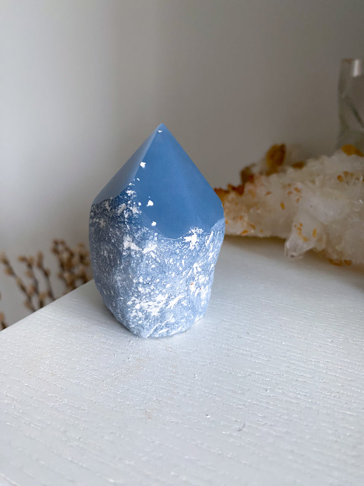 Angelite Top Polish Point #6