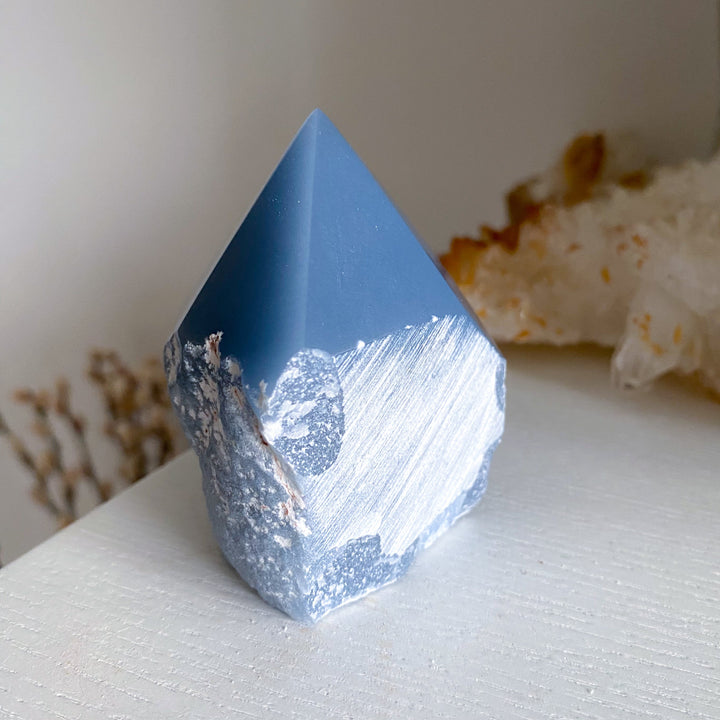 Angelite Top Polish Point #6