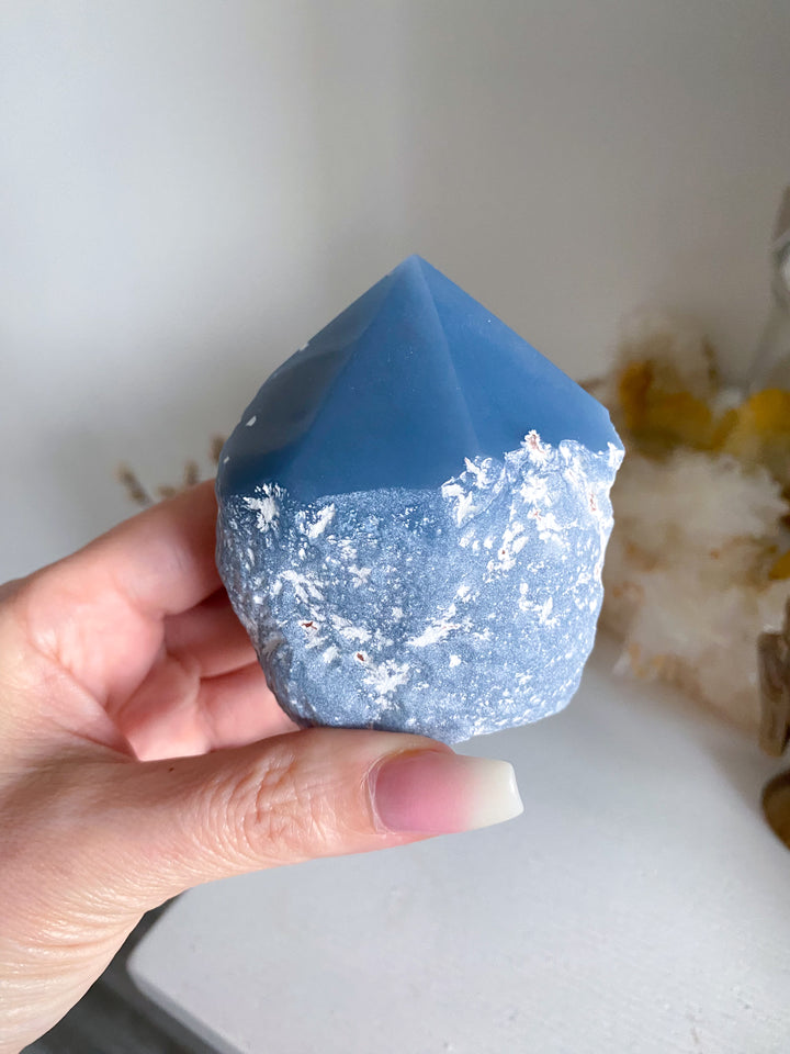 Angelite Top Polish Point #6