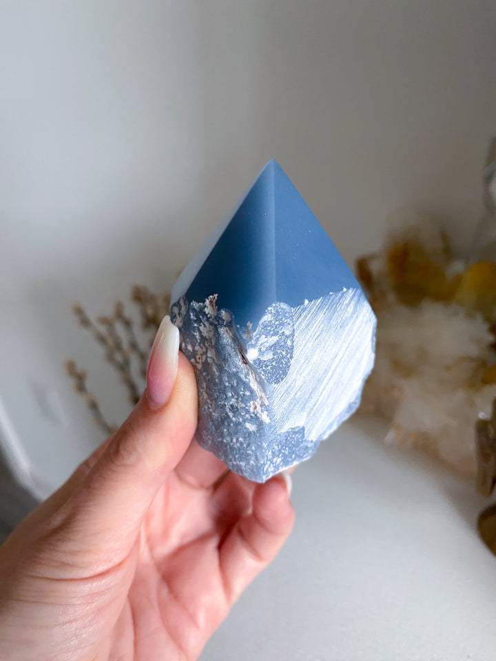 Angelite Top Polish Point #6