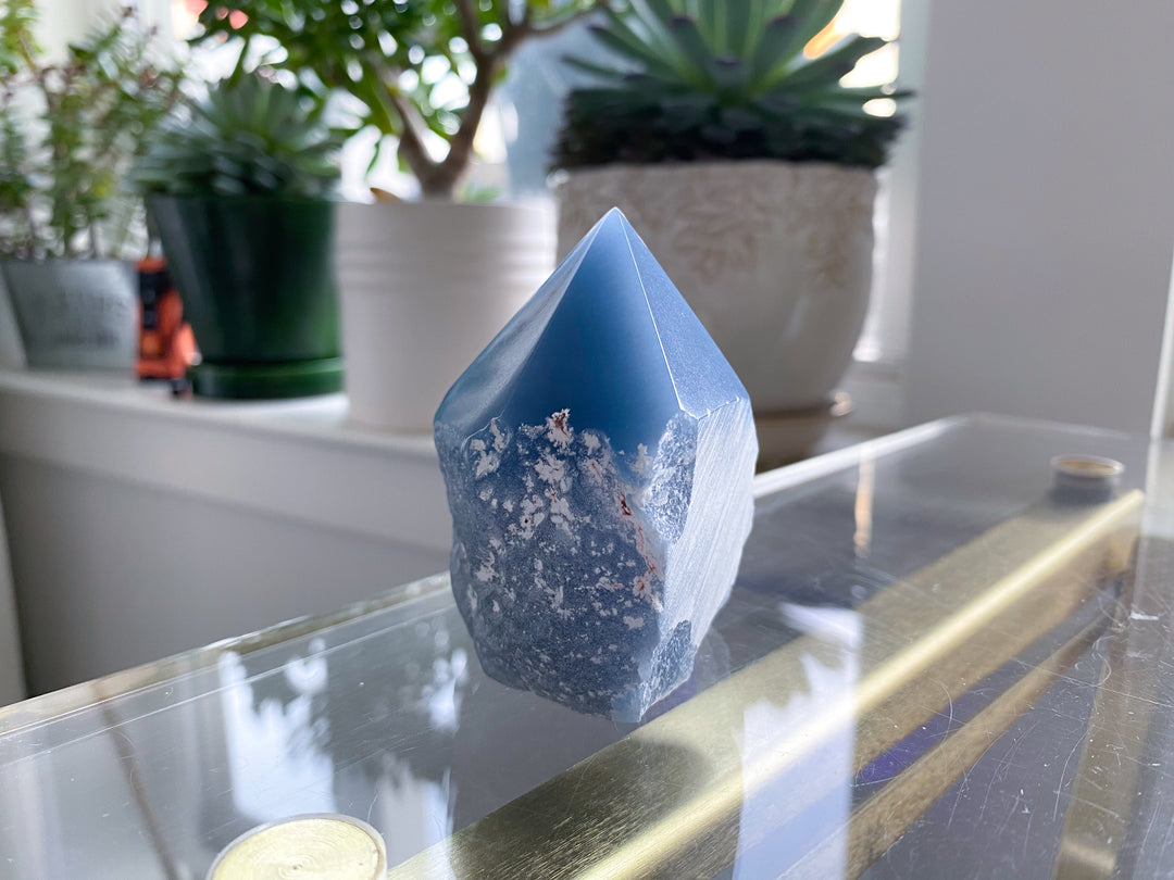 Angelite Top Polish Point #6