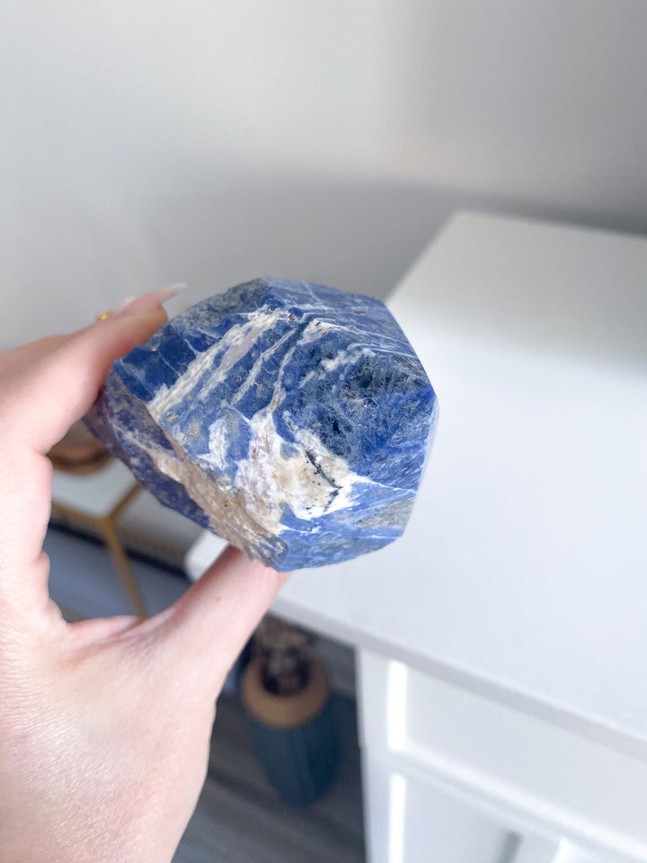 Large Sodalite Top Polish Point