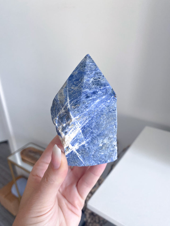 Large Sodalite Top Polish Point