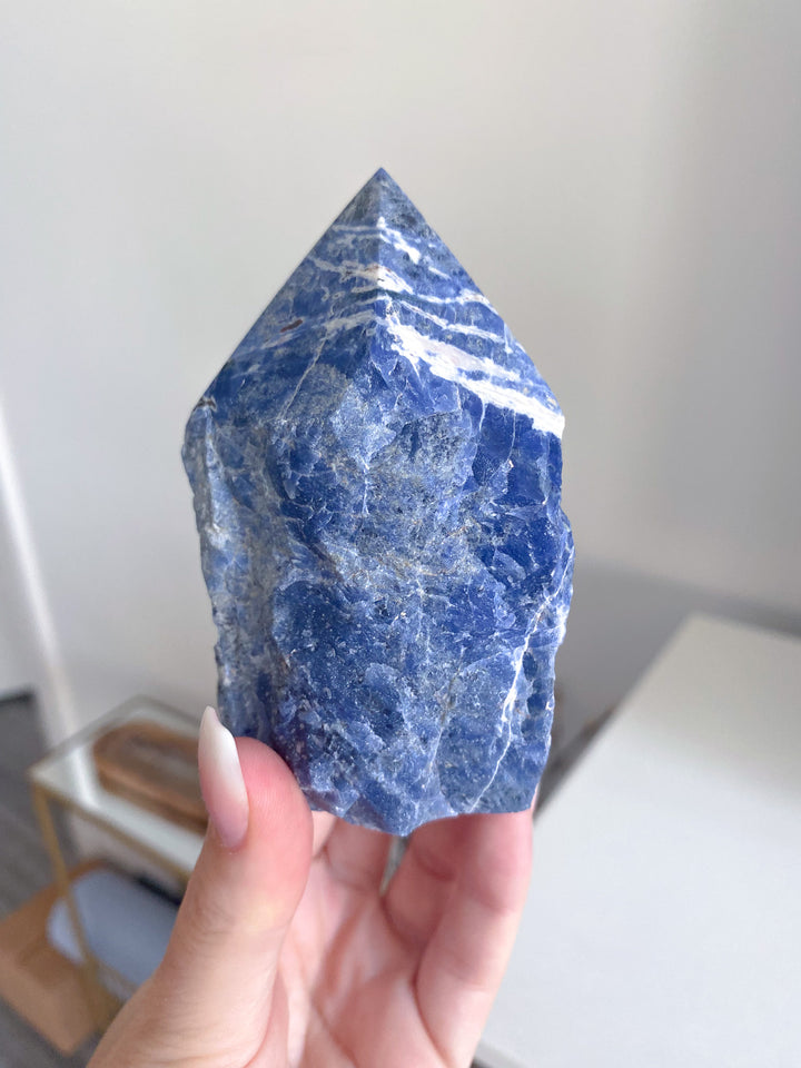 Large Sodalite Top Polish Point