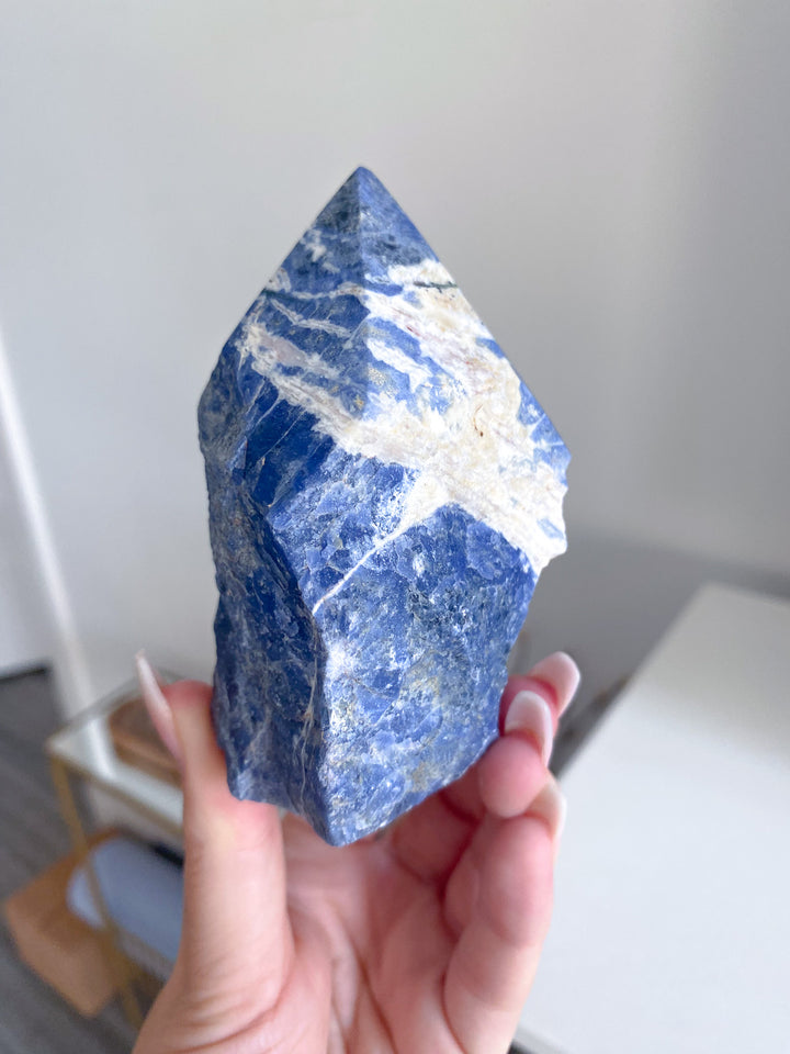 Large Sodalite Top Polish Point