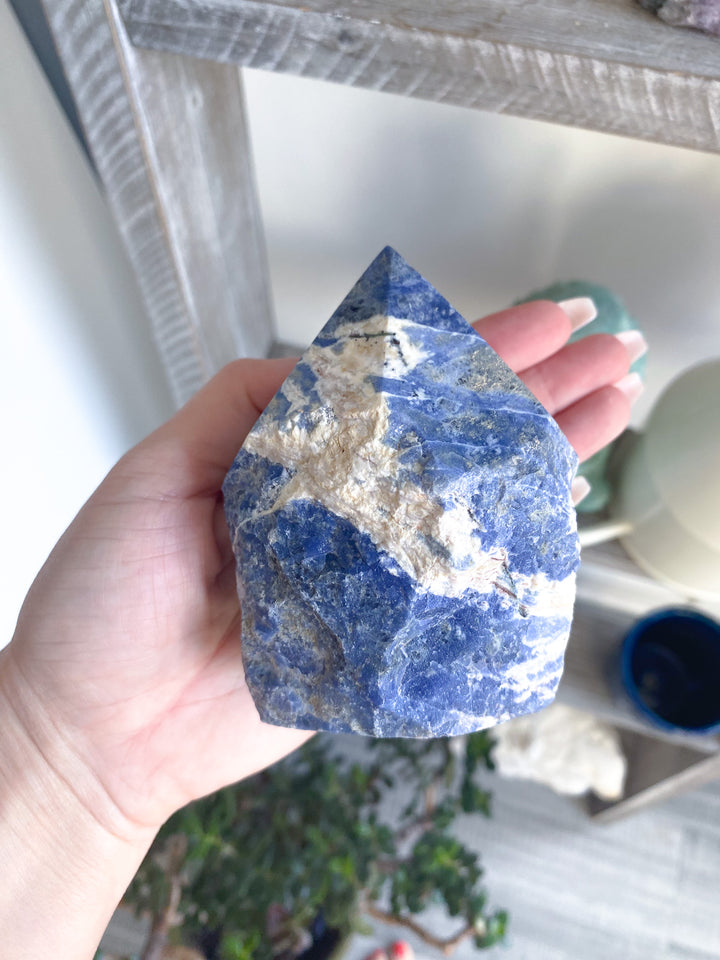 Large Sodalite Top Polish Point