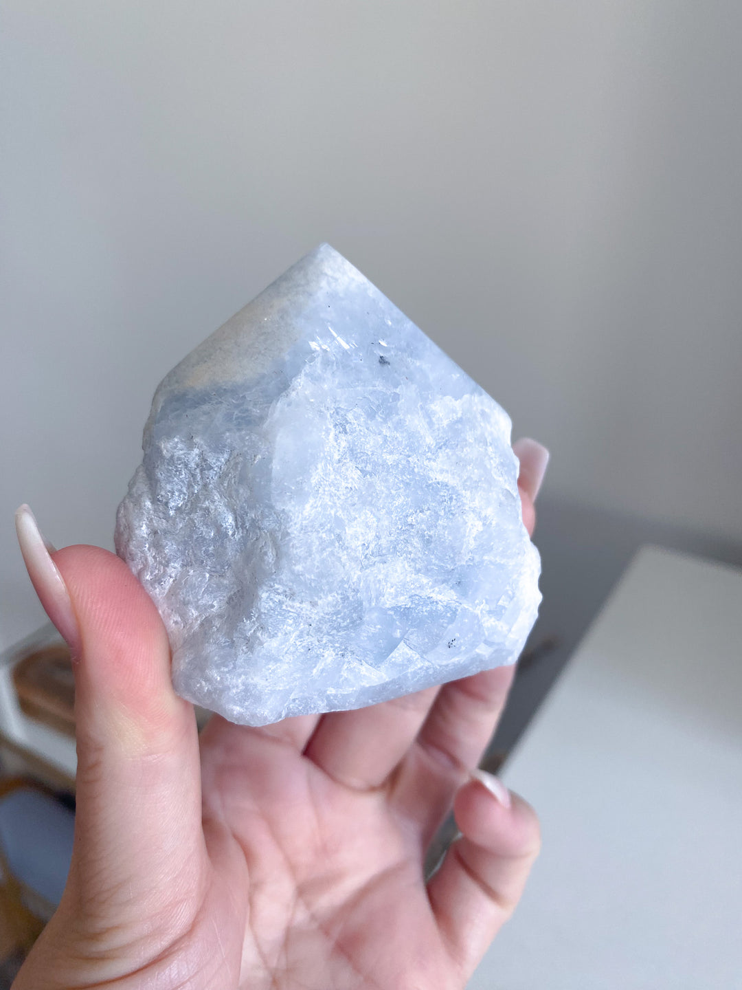 Blue Calcite Top Polish 