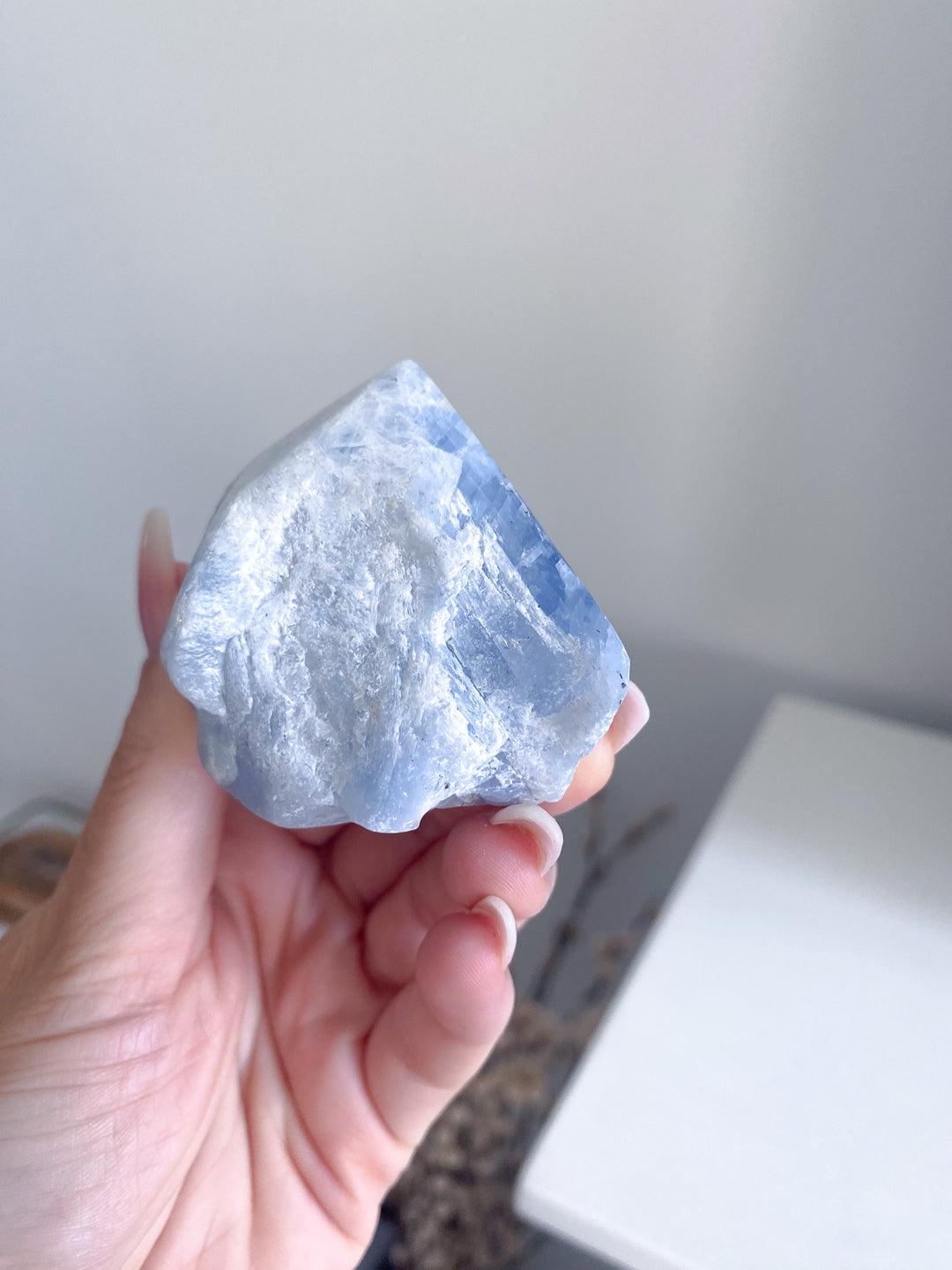 Blue Calcite Top Polish 