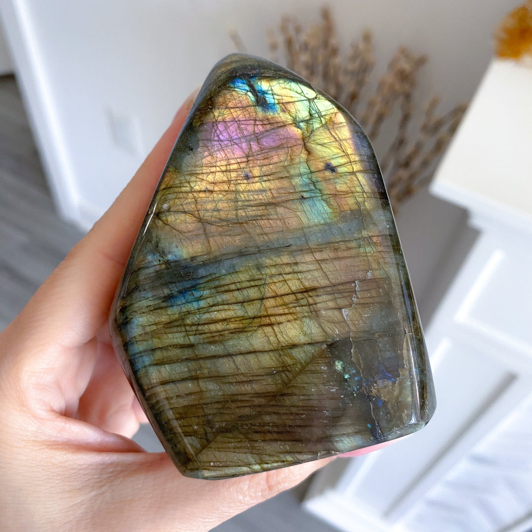 FLASHY Labradorite Free Form #3