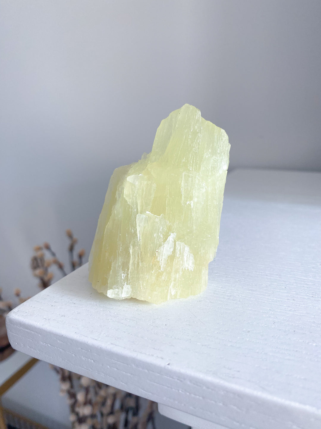 Lemon Calcite Raw Chunk 