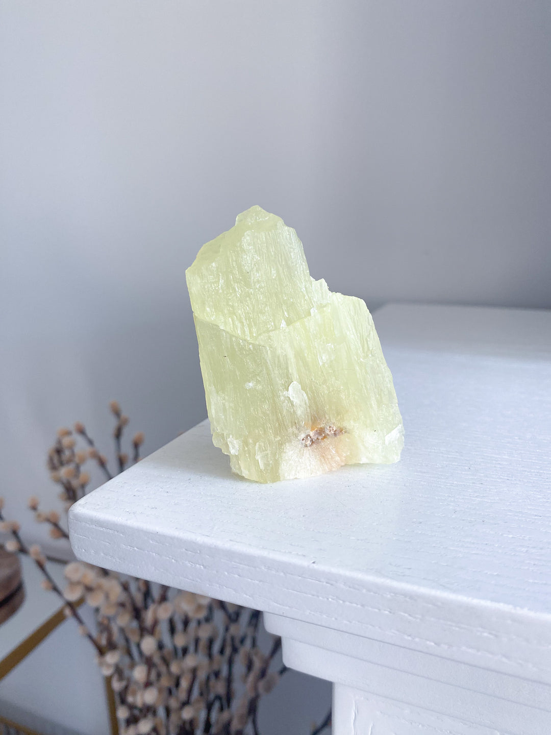Lemon Calcite Raw Chunk 