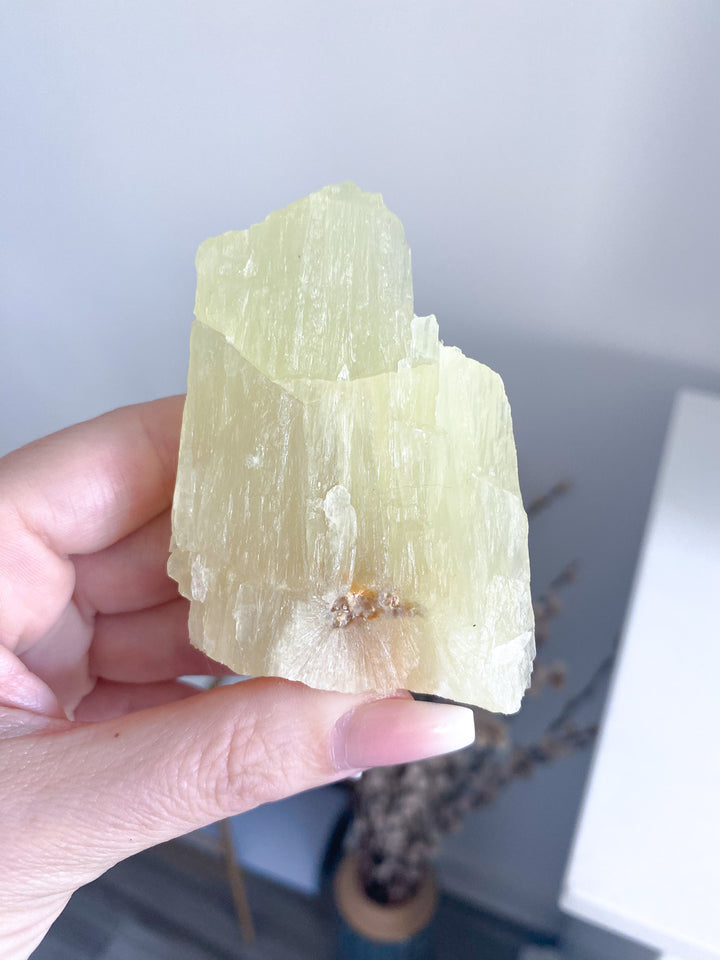 Lemon Calcite Raw Chunk 