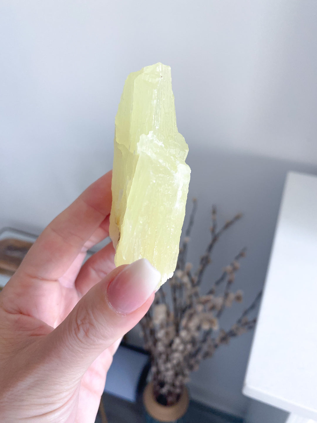 Lemon Calcite Raw Chunk 
