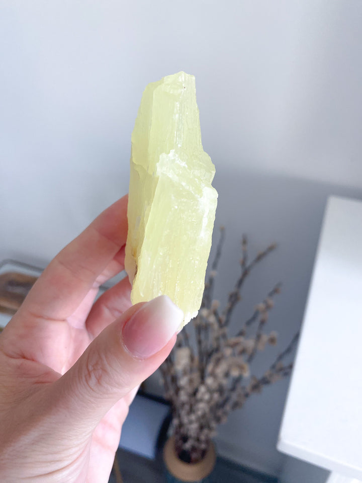 Lemon Calcite Raw Chunk 