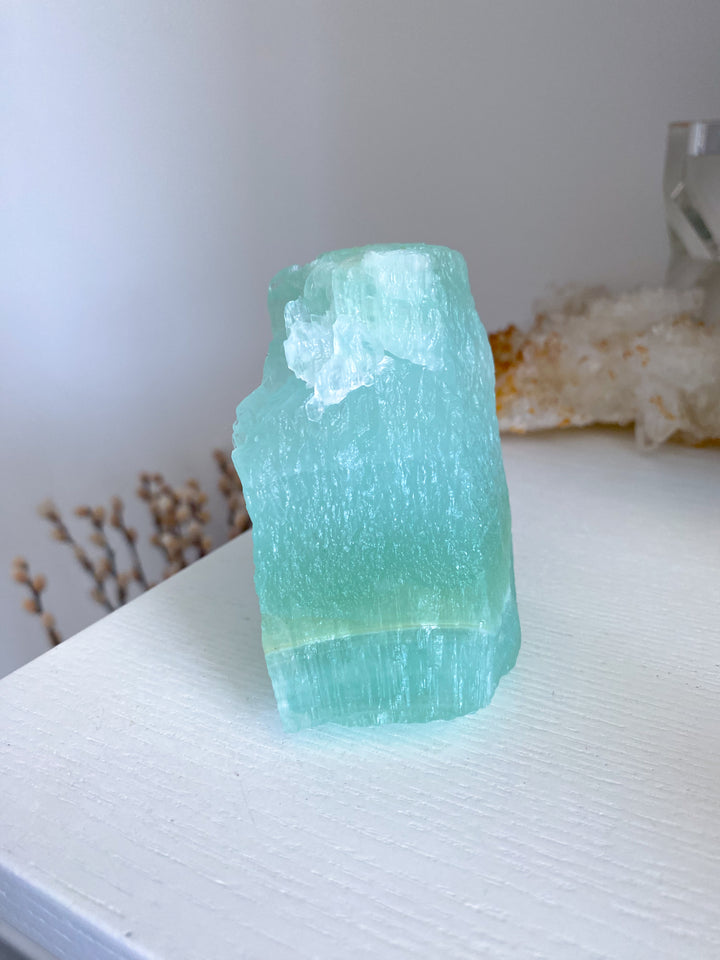 Large Pistachio Calcite Raw Freeform #3