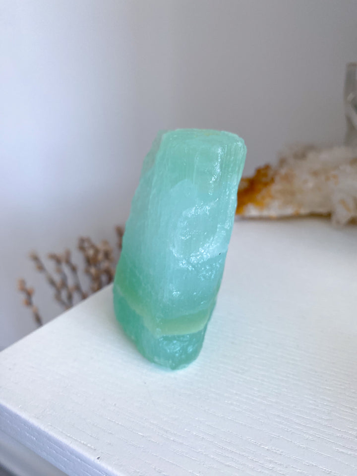 Large Pistachio Calcite Raw Freeform #3