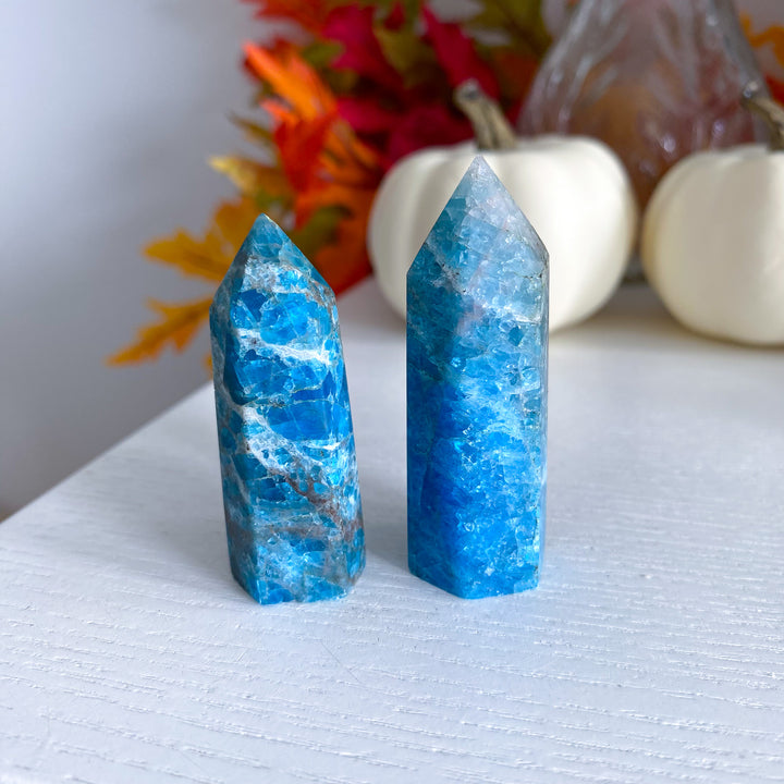 Matte Blue Apatite Tower: Choose A or B