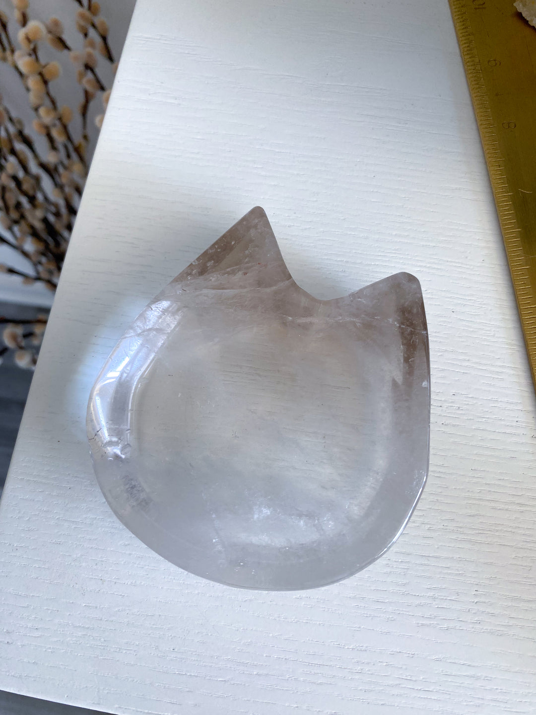 Smokey Quartz Cat Dish / Bowl