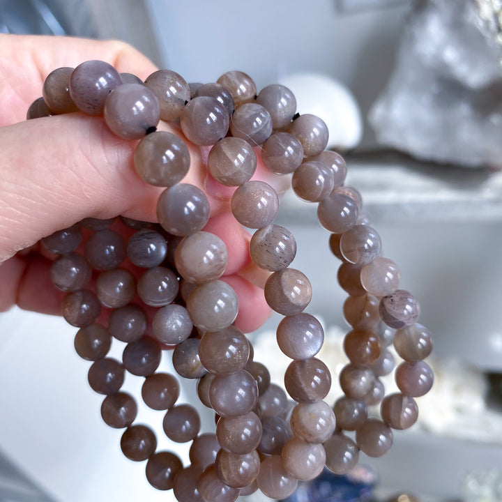 Black Moonstone 8mm Bracelet