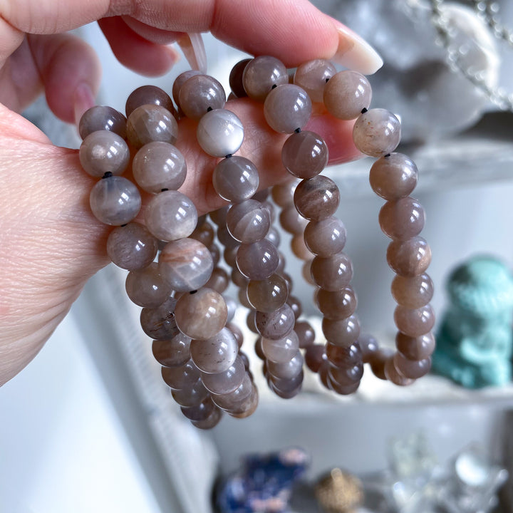 Black Moonstone 8mm Bracelet