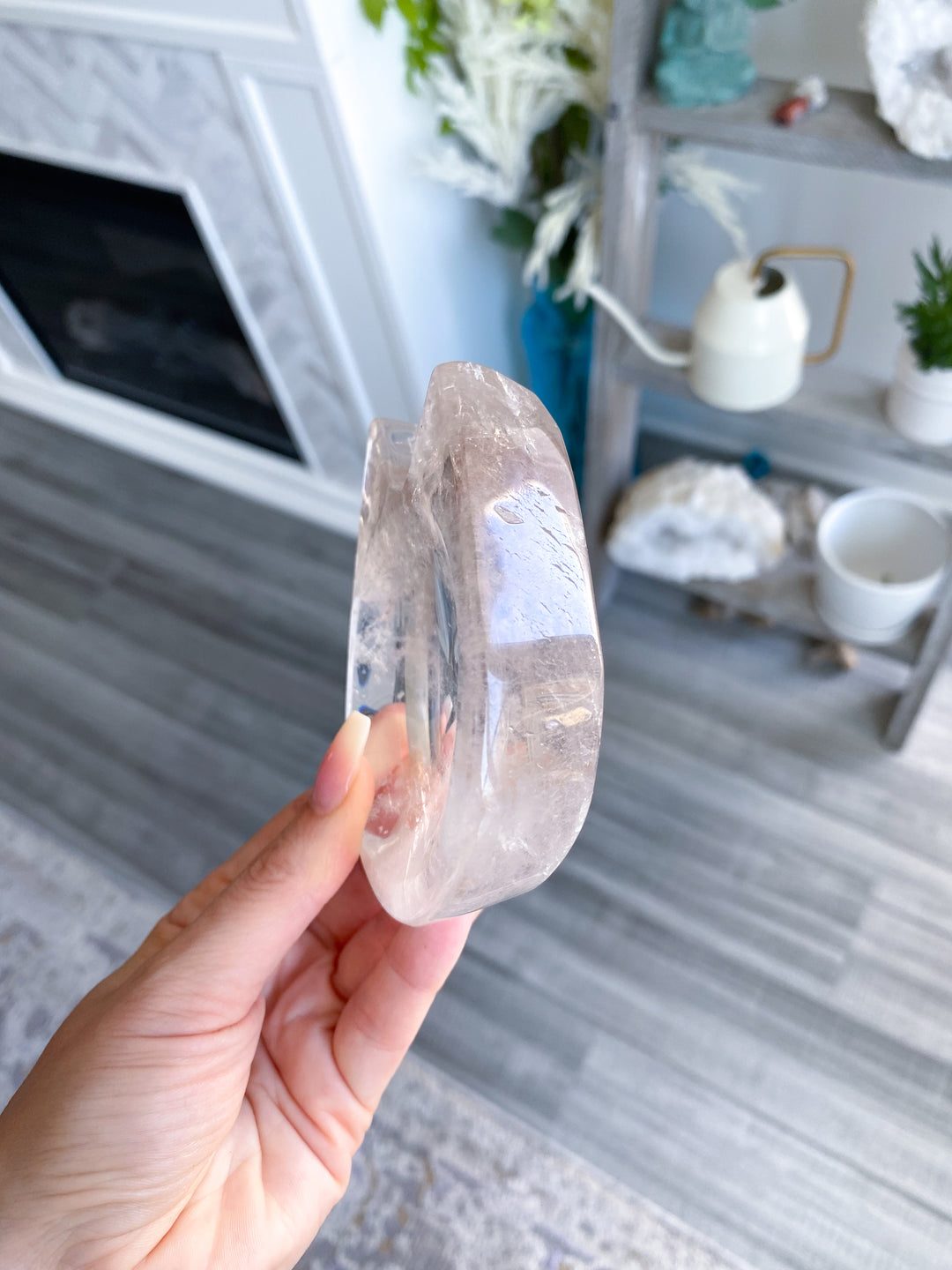 Smokey Quartz Cat Dish / Bowl