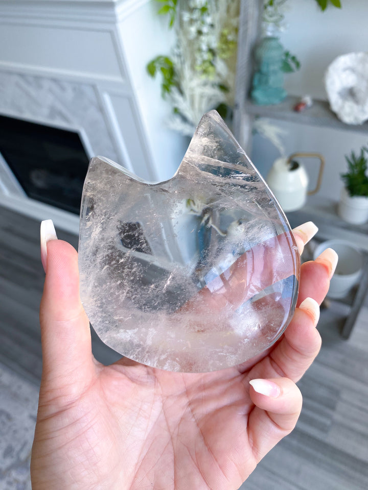 Smokey Quartz Cat Dish / Bowl