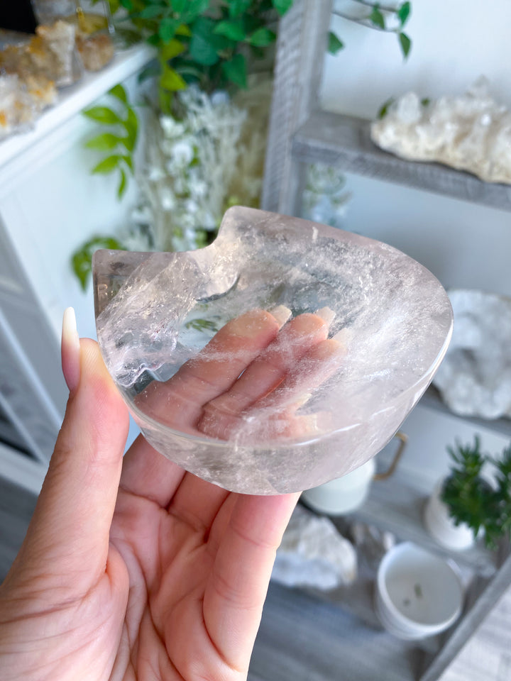 Smokey Quartz Cat Dish / Bowl