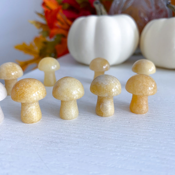 Yellow Aventurine Mini Mushroom