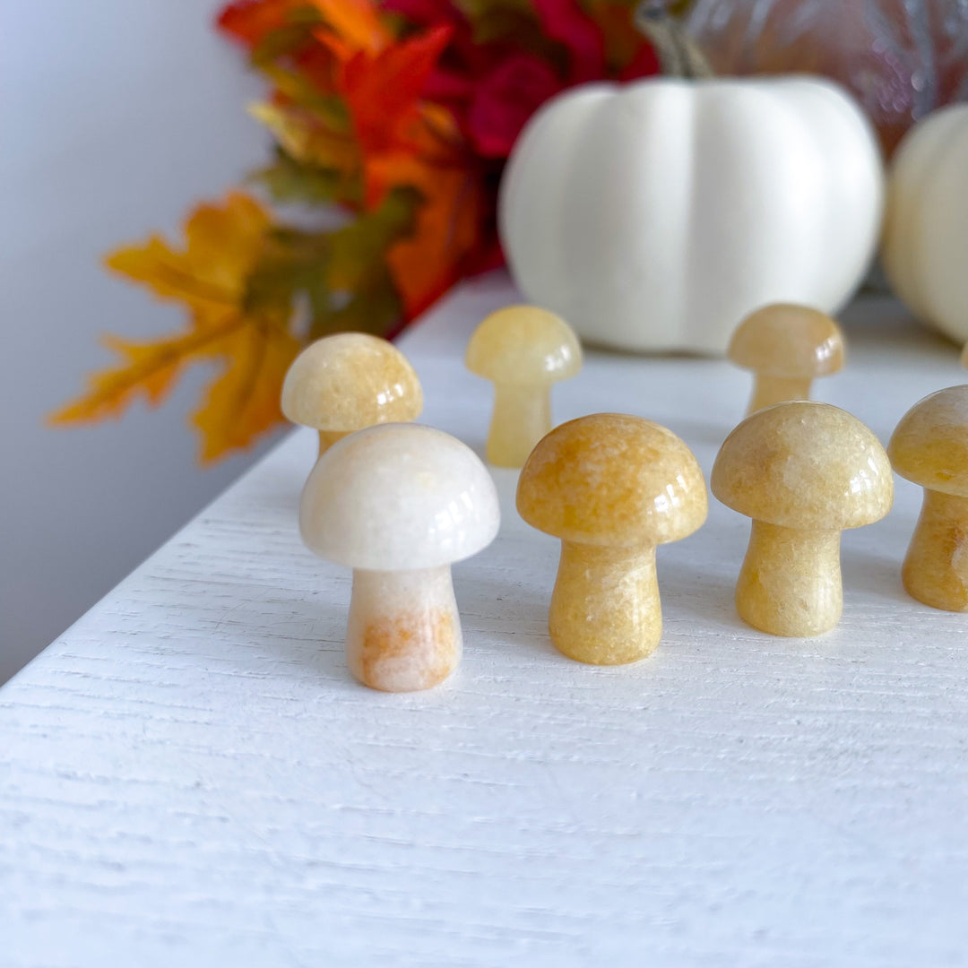 Yellow Aventurine Mini Mushroom