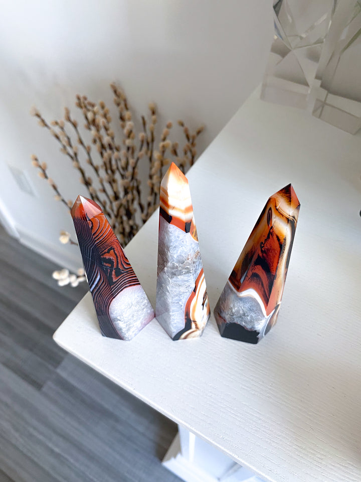 You Choose: Large Sardonyx Tower 5"
