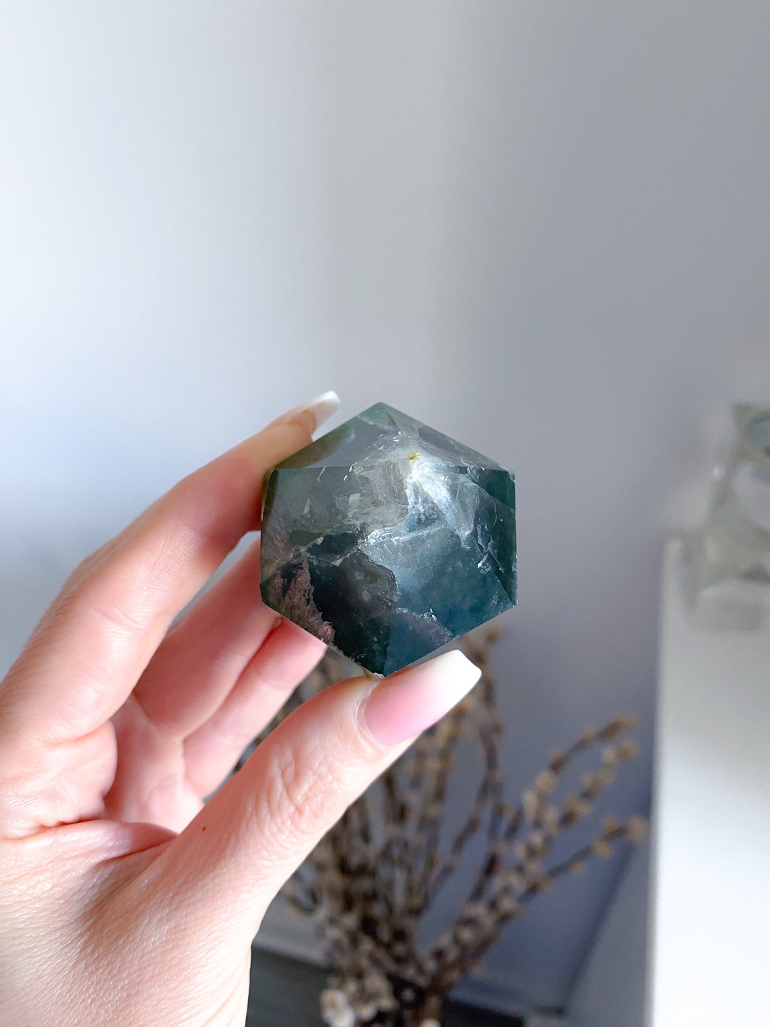 Rainbow Fluorite Polished Point #20