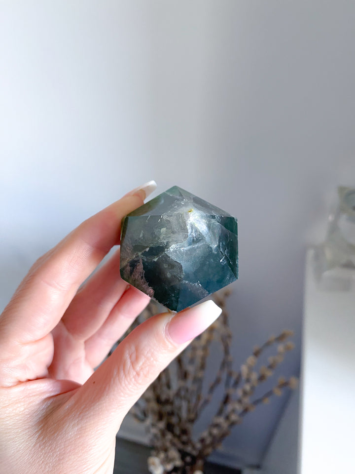 Rainbow Fluorite Polished Point #20