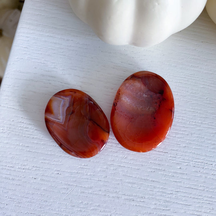 Carnelian Worry Stone