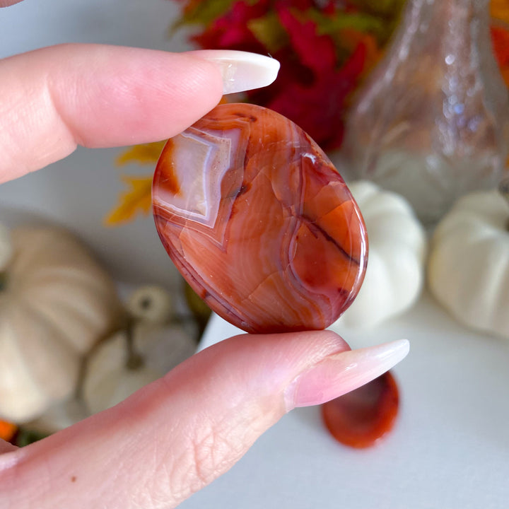 Carnelian Worry Stone