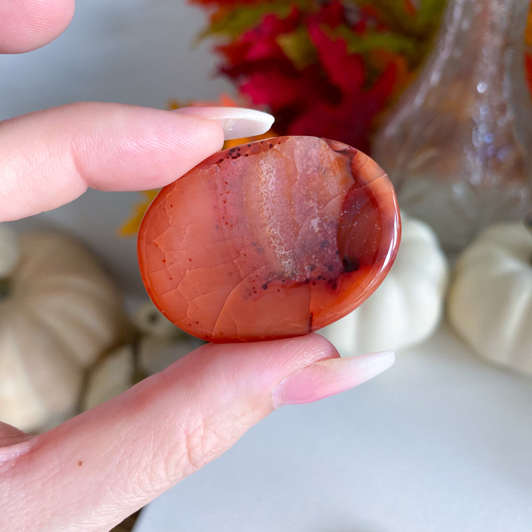 Carnelian Worry Stone