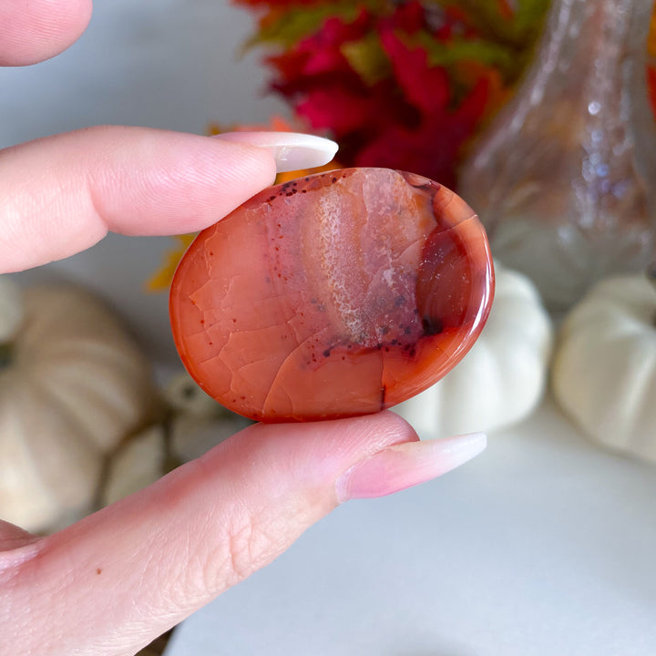 Carnelian Worry Stone