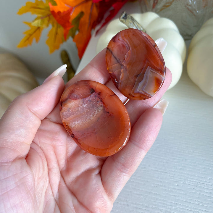 Carnelian Worry Stone