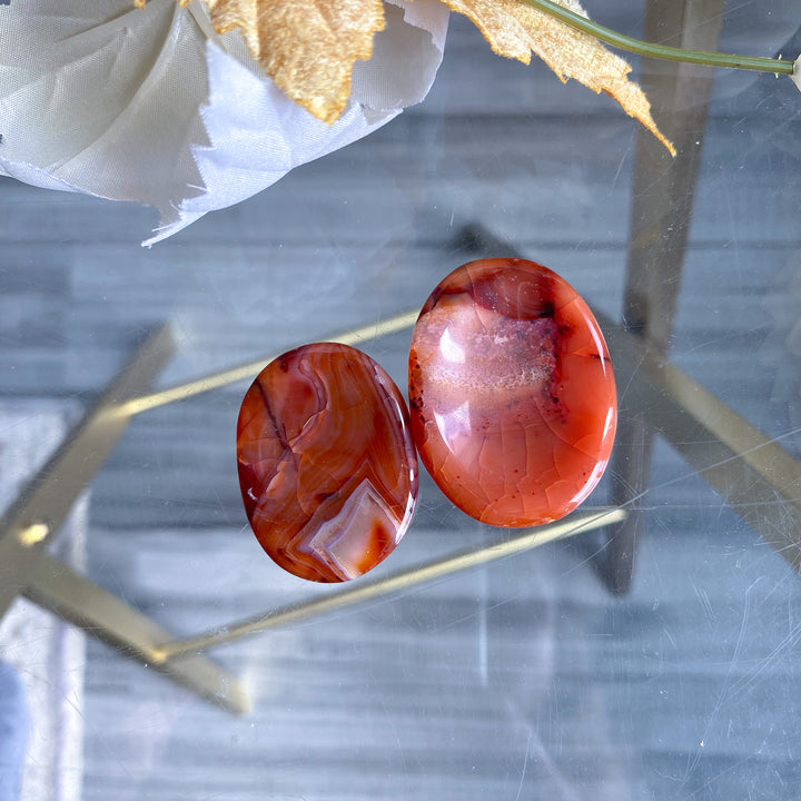 Carnelian Worry Stone