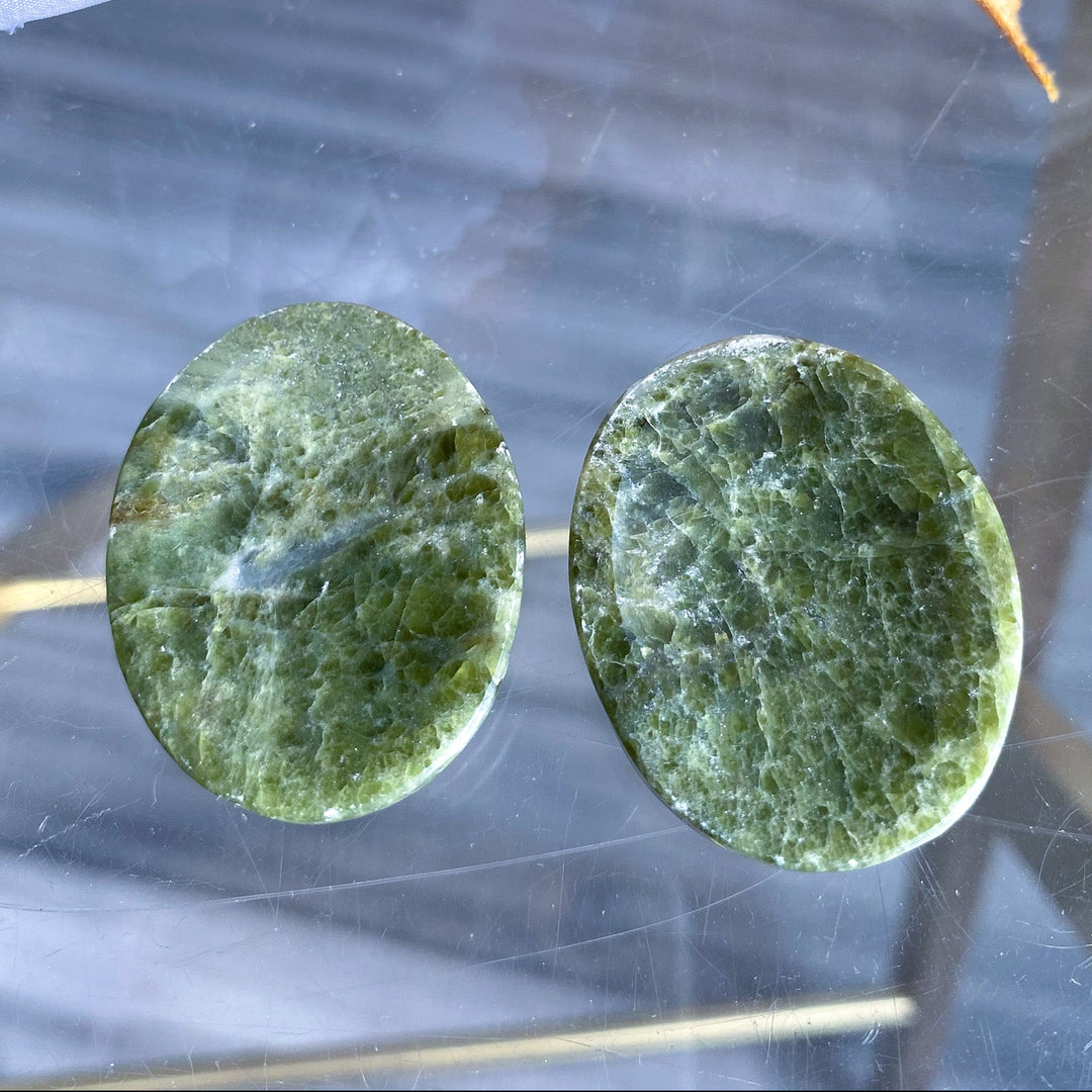 Vesuvianite Worry Stone
