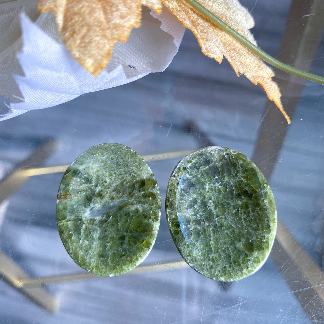Vesuvianite Worry Stone
