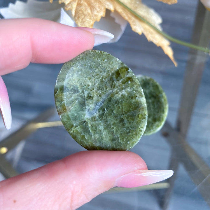 Vesuvianite Worry Stone