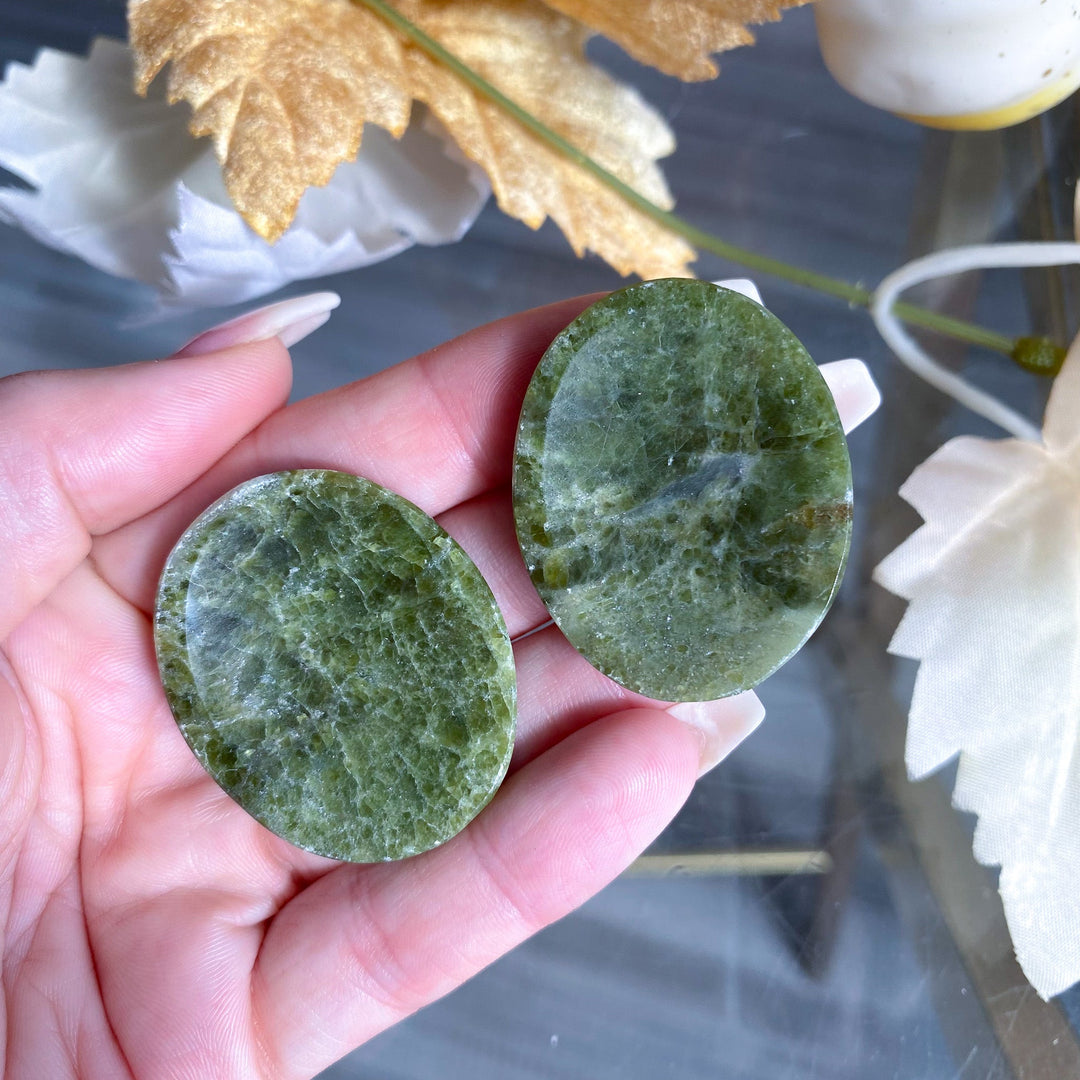 Vesuvianite Worry Stone